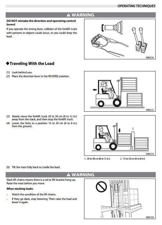 Mitsubishi FD100N1, FD120N1, FD130N1, FD150AN1, FD160AN1 Diesel Forklift Truck Operating Manual