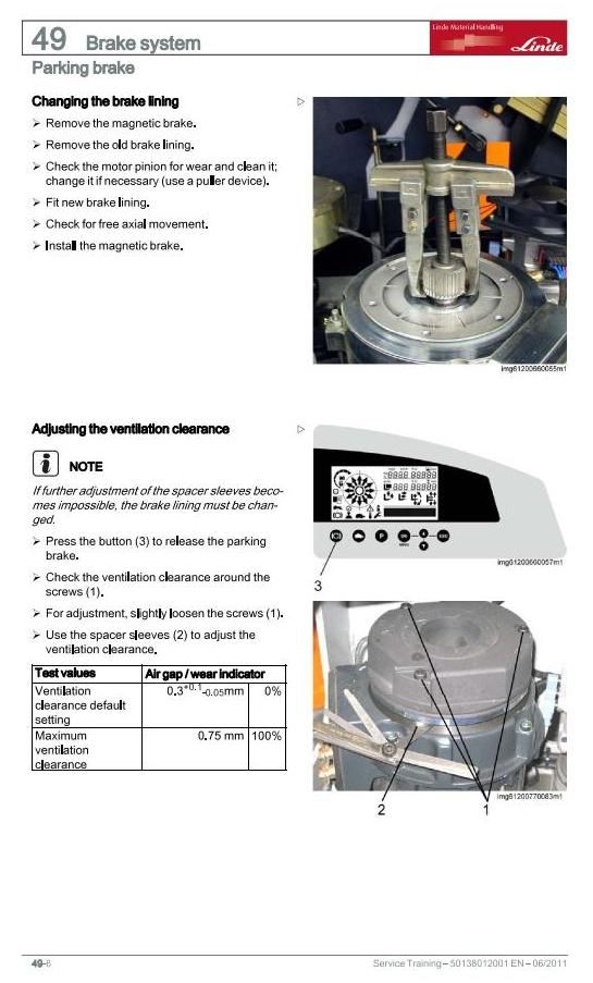 Linde T33 Pallet Truck 5132 Series Service Training (Workshop) Manual