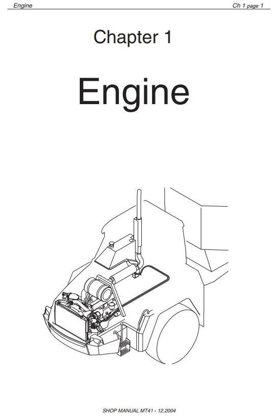 Doosan / Moxy MT41 Articulated Dump Truck Workshop Service Manual