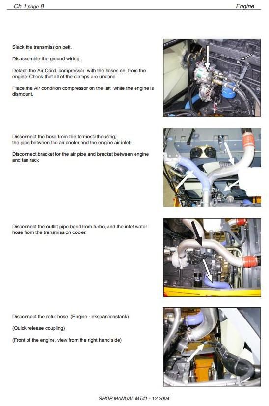 Doosan / Moxy MT41 Articulated Dump Truck Workshop Service Manual