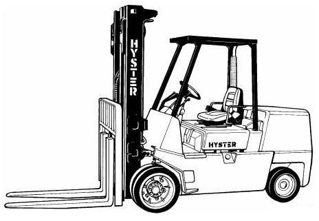 Hyster S135XL, S155XL, S155XLS (S6.00XL, S7.00XL) Diesel/LPG Forklift Truck B024 Series Parts Manual