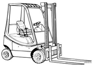 Linde H12D, H16D, H18D,H20D Diesel Forklift Truck 350-03 series Operating Instructions (User Manual)