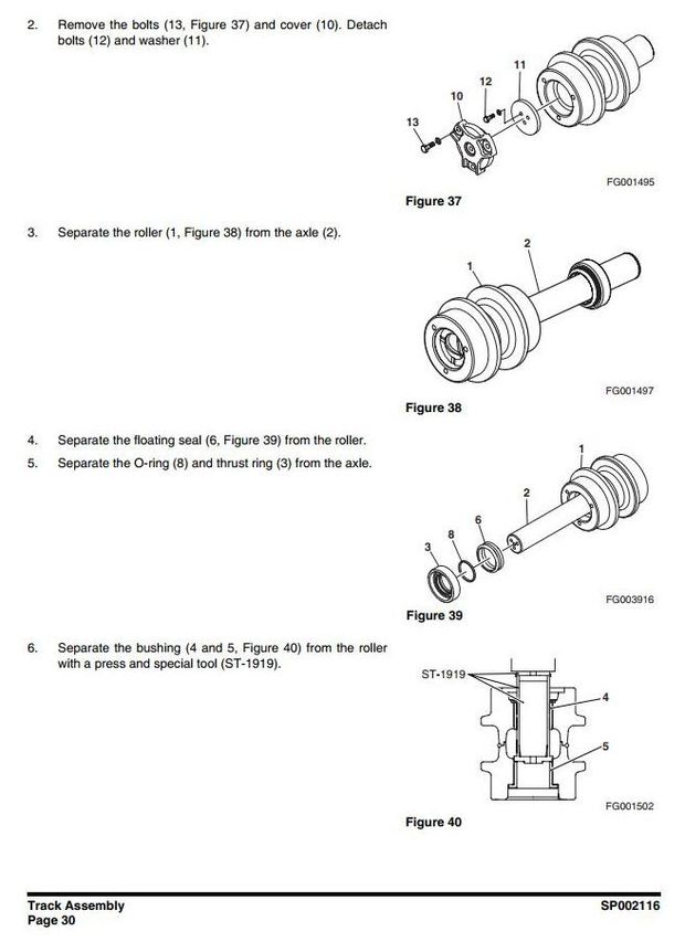 Doosan DX235LCR (SN. from 5001) Crawler Excavator Workshop Service Manual