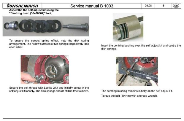 Jungheinrich EFG 535, EFG 540, EFG 545, EFG 550 (11.09-08.13) Electric ForkLift Truck Service Manual