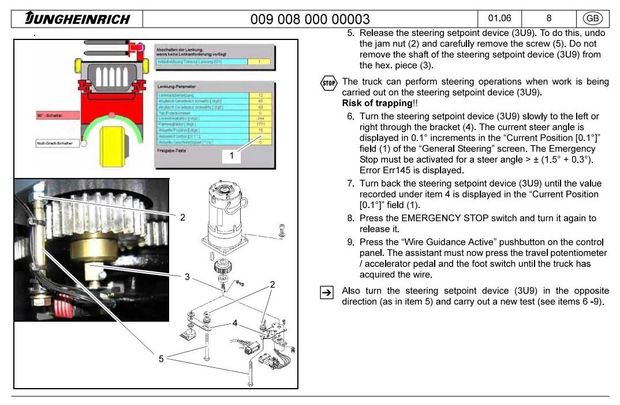 Jungheinrich EFX AC 100, EFX AC 125 Electrical Three-sided Forklift Truck Service Workshop Manual