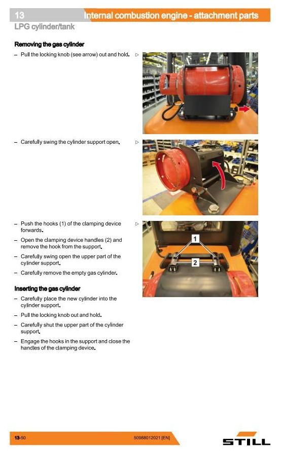 Still RC40-16, RC40-17, RC40-18, RC40-20, RC40-25, RC40-30, RC40-33,RC40-35 Forklift Workshop Manual