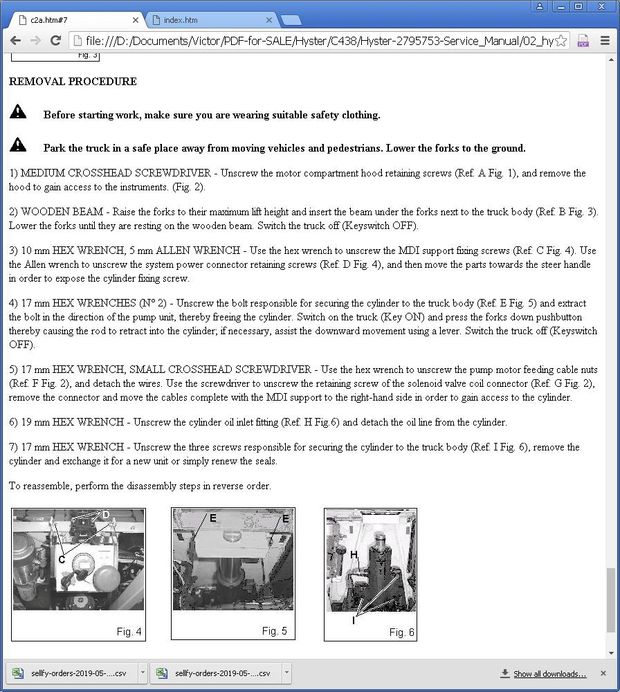 Hyster P1.8, P2.2 Pedestrian Pallet Truck B437, C438 Series Service Repair Manual