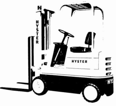 Hyster S30B, S30C, S40B, S40C, S50B, S50C Diesel/LPG Forklift Truck C002 Ser.Service Manual (Europe)