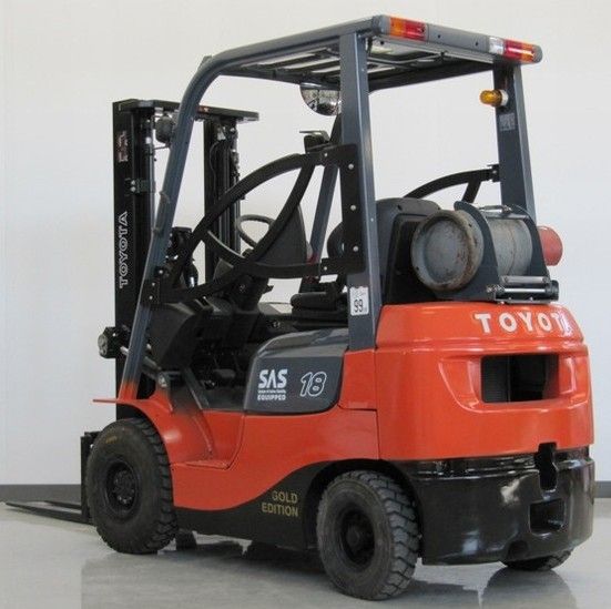 Toyota LPG Forklift Truck 7FGF15, 7FGF18, 7FGF20, 7FGF25, 7FGF30, 7FGJ35 Workshop Service Manual