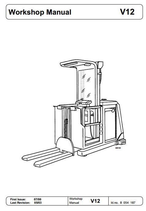 Linde V12 Order Picker Truck 015 Series Service Training (Workshop) Manual