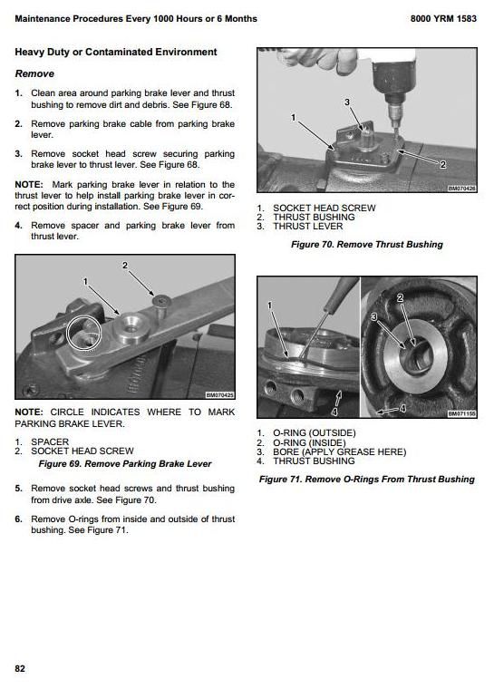 Yale GDP60VX, GDP70VX, GLP60VX, GLP70VX Diesel/LPG Forklift Truck E878 Series Service Manual (EU)