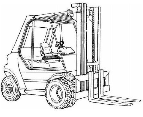 Linde H50, H60, H70, H80 Diesel/LPG Forklift Truck 353,353-02, 353-03 series Service Training Manual
