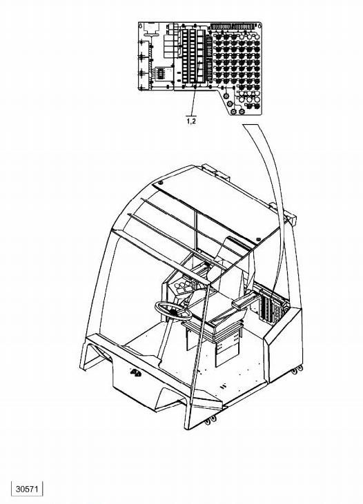 Still (Kalmar) R60-55, R60-60, R60-70, R60-80 Forklift Truck Series 6125, 6126, 6127,6128 Parts List