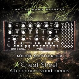 Moog Mother-32 - Cheat Sheet (PDF and Images by Anton Anru)