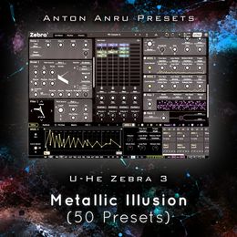 U-He Zebra 3 - Metallic Illusion (50 Presets by skendi)