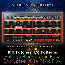 Behringer Grind BUNDLE - 100 Patches + 178 Patterns by Anton Anru