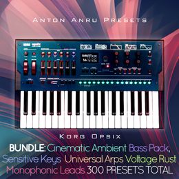 Korg Opsix Bundle: Atmospheres, Keys, Arps, Leads, Basses (300 Presets)