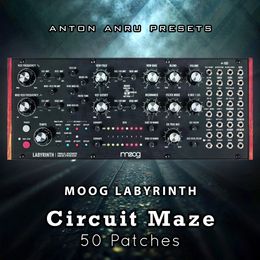 Moog Labyrinth - Circuit Maze (50 Patches + WAV Samples by Anton Anru)