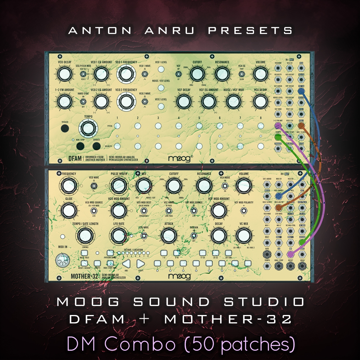 Moog Sound Studio: DFAM + Mother-32 Patch Collection