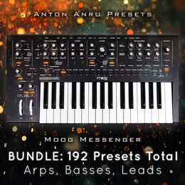 Moog Messenger BUNDLE- Spiral Motion, Sub Pressure, Vintage Solo (192 Presets)