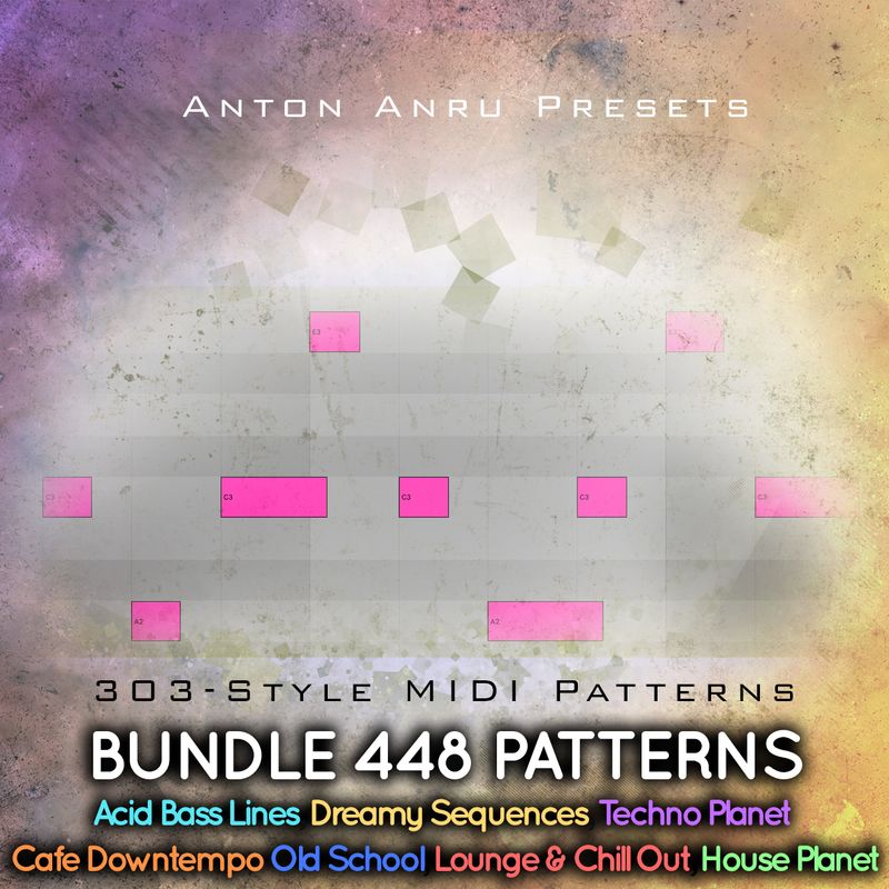 MIDI Patterns - BUNDLE (448 303-Style Patterns by Anton Anru)