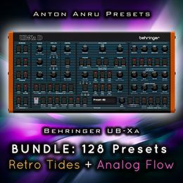 Behringer UB-Xa BUNDLE - Retro Tides + Analog Flow (All 128 Presets)