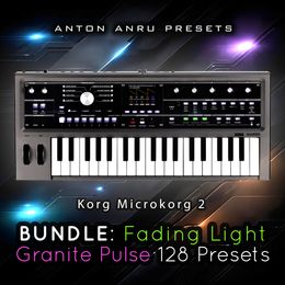 Korg Microkorg 2 BUNDLE - Fading Light, Granite Pulse (128 presets total)