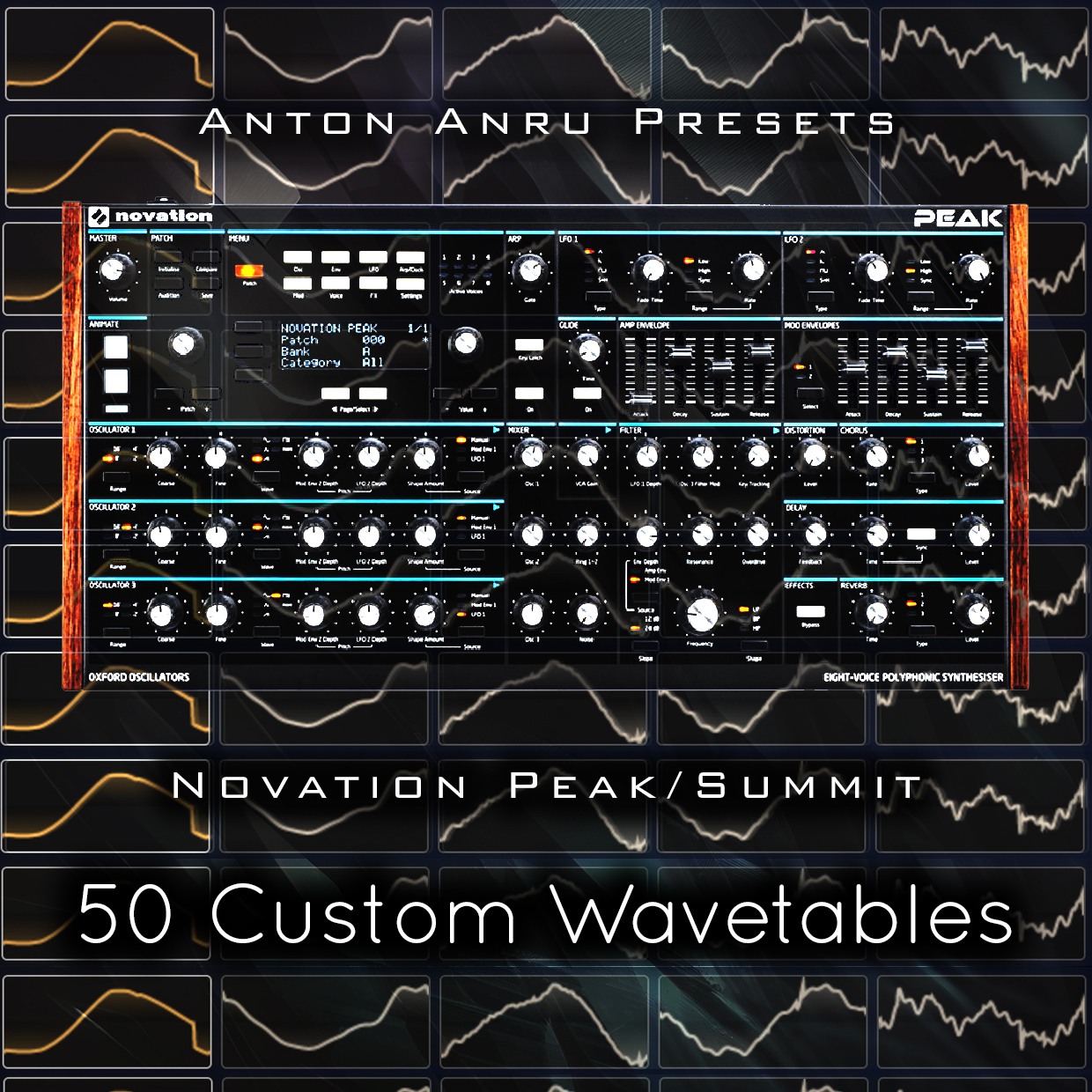 Novation Peak/Summit: 50 Custom Wavetables Collection