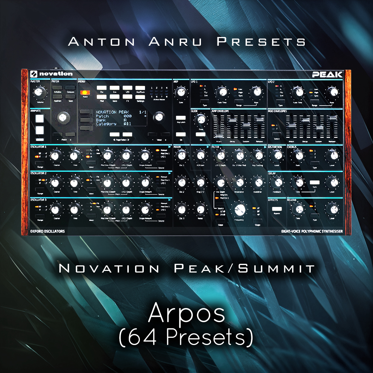 Novation Peak/Summit 64 Diverse Arpeggio Presets