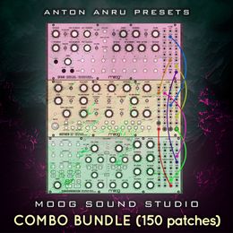 Moog Sound Studio BUNDLE: 150 Combo Patches (by Anton Anru)