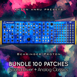 Behringer Proton BUNDLE - Sound Diver + Analog Classics (All 100 Patches)