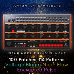 Behringer Grind BUNDLE - 100 Patches + 114 Patterns by Anton Anru