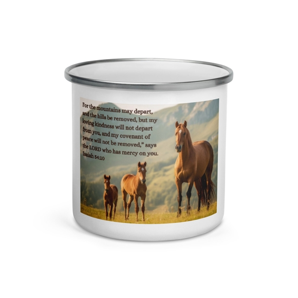 Kindness &amp; Mercy Enamel Mug 