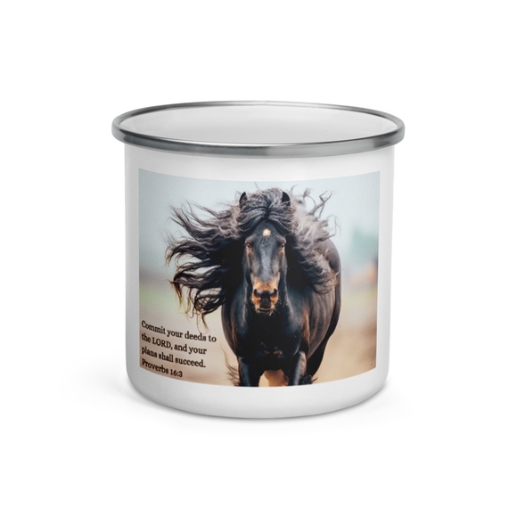 Faithfulness &amp; Commitment Enamel Mug 