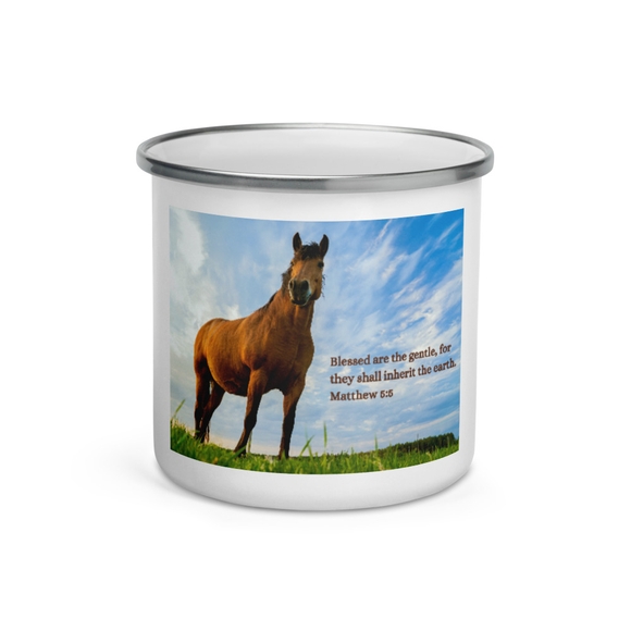 Gentleness &amp; The Earth Enemal Mug 