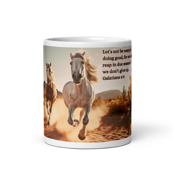 Patience &amp; Pressing On Ceramic Mug 
