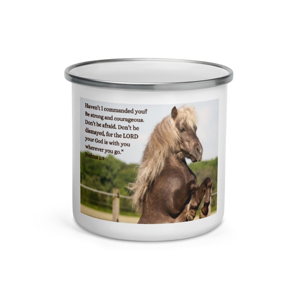 Self Control &amp; Courage Enamel Mug 