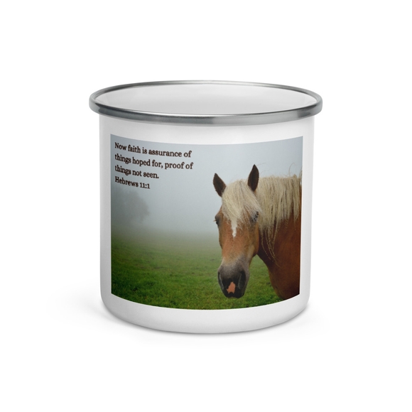 Faithfulness &amp; Hope Enamel Mug 