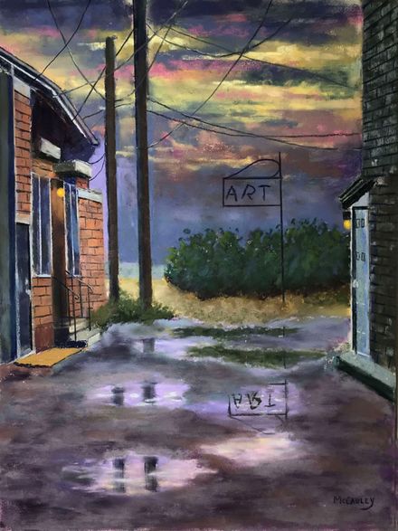 &quot;Evening Puddles in Ptown&quot;