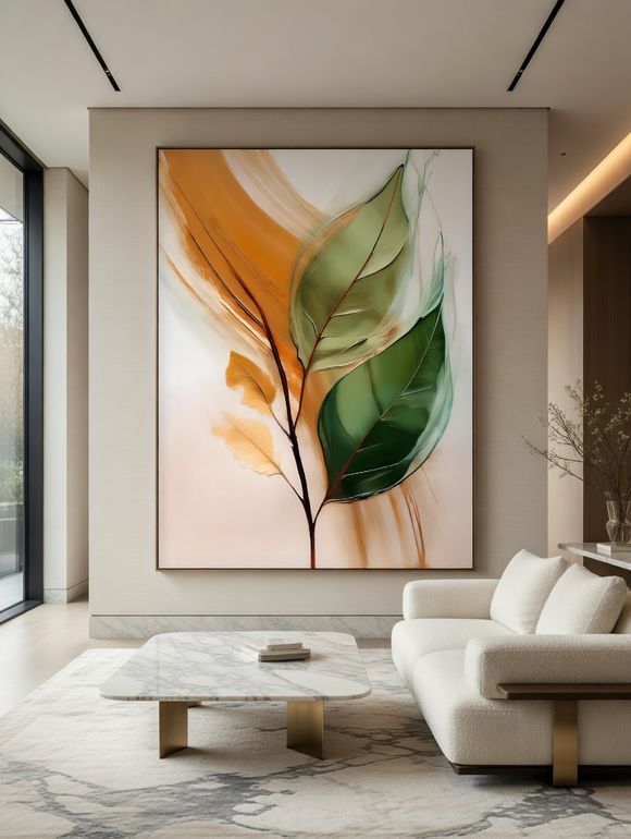 Golden Botanical Presence 