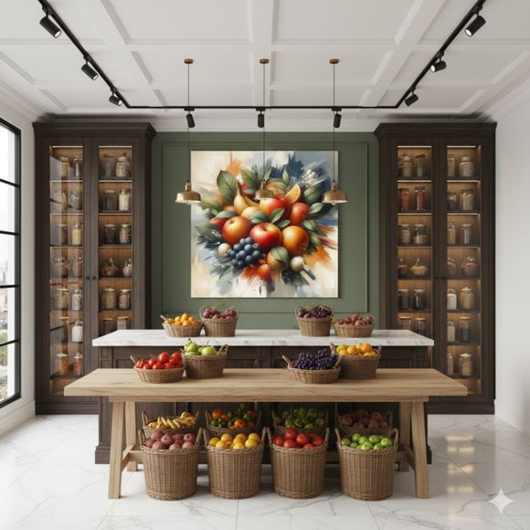 Culinary Fruits Still Life Digital Art Collection