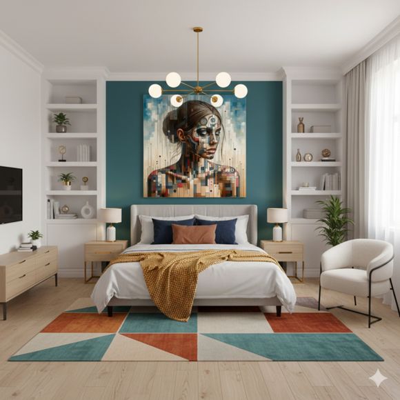 Muses and Modern Portraits – Contemporary Geometric Expression