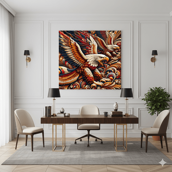 Wildlife Wings – Digital Eagle Illustration