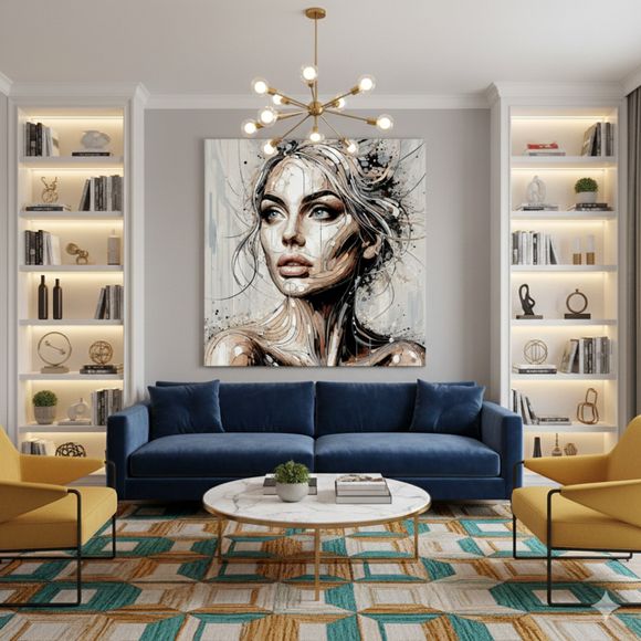 Muses &amp; Modern Portraits – Contemporary Geometric Muse Collection