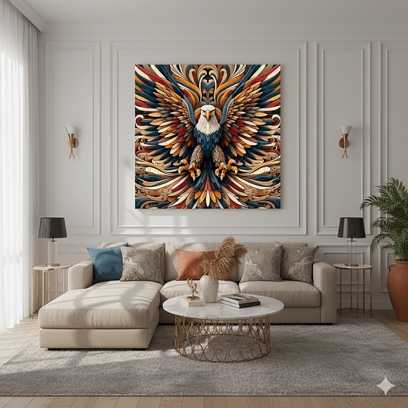 Wildlife Wings – Digital Eagle Illustration