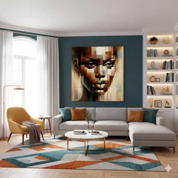 Muses and Modern Portraits – Contemporary Geometric Faces