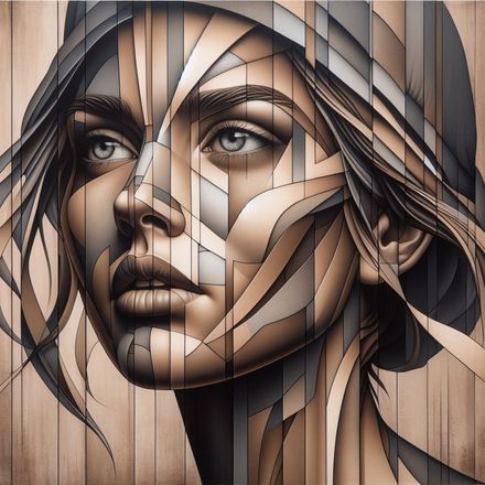 Muses and Modern Portraits – Contemporary Geometric Expression