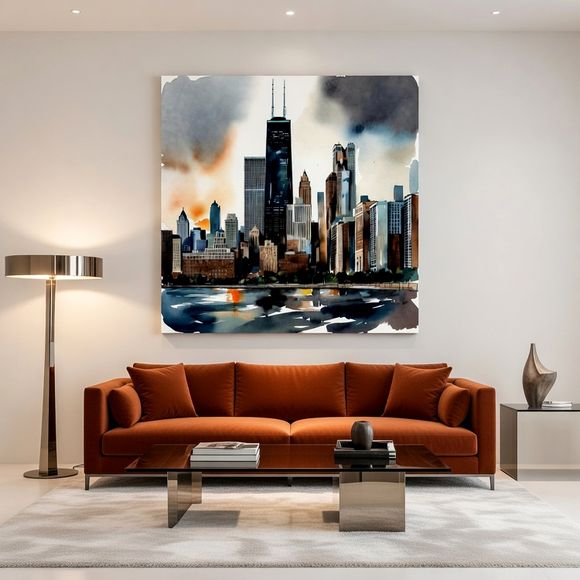 Chicago Skyline — Waterfront Horizon Edition