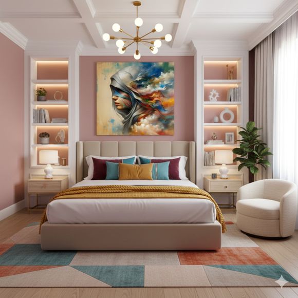 Muses of Flow – Contemporary Abstract Portrait Collection