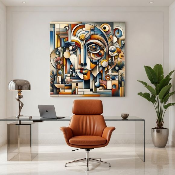 Modern Muse — Geometric Soul (Portrait)